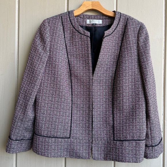 Tahari Tweed Blazer_Size 16 - Picture 1 of 11